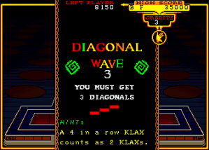 Vous devez réaliser trois diagonales pour finir le niveaux.