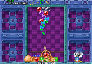 Puzzle Bobble.