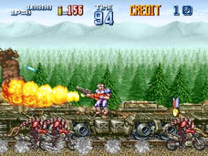 1994, gunforce 2, des graphismes plus fins et un jeu bien bourrin.