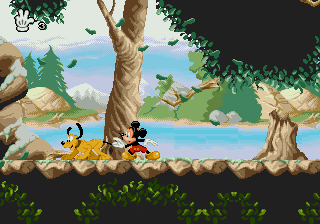 Jeu Sega Mega Drive Mickey Mania - Bon état
